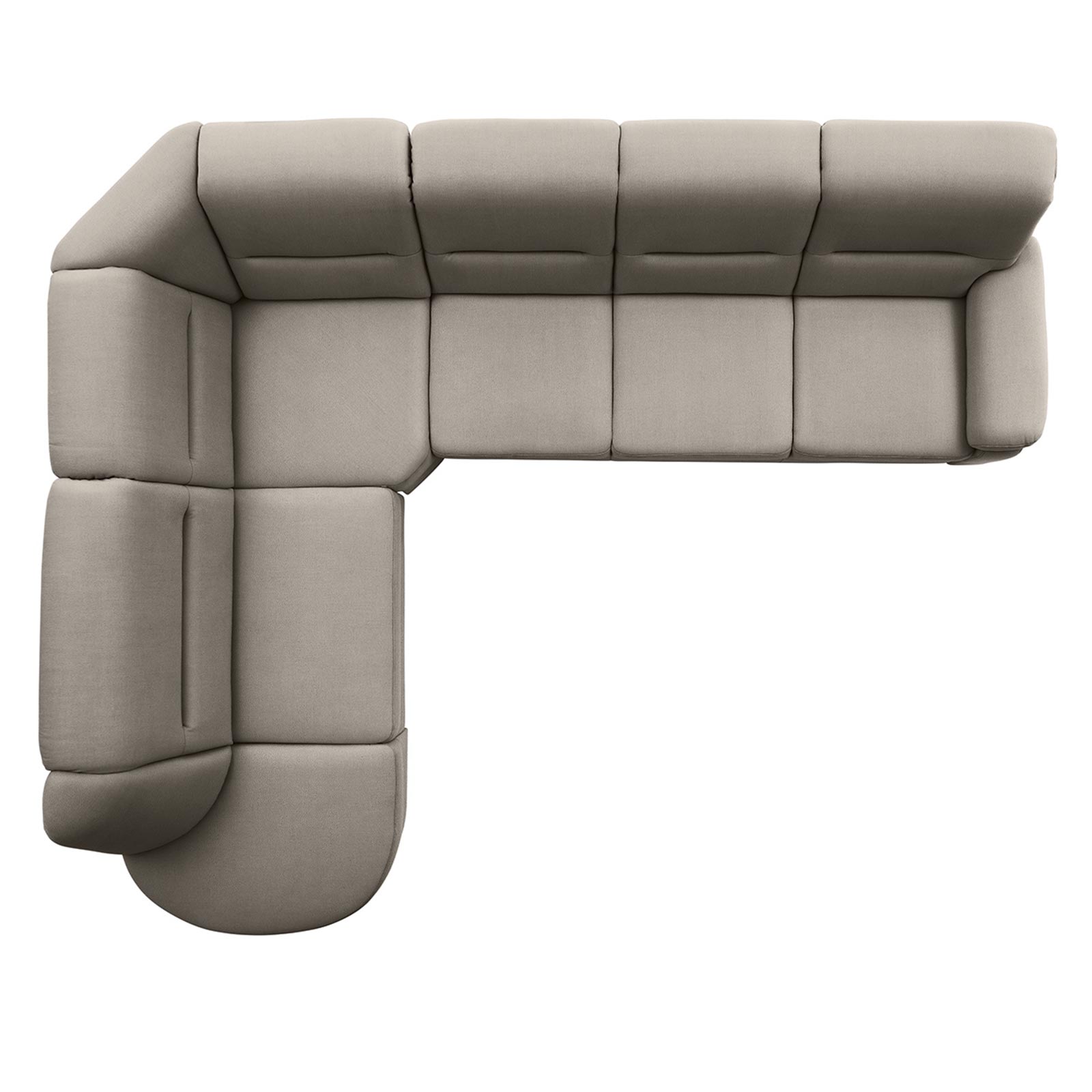 polsterpower Ecksofa - Holiday alu - Basismodell - Ottomane links