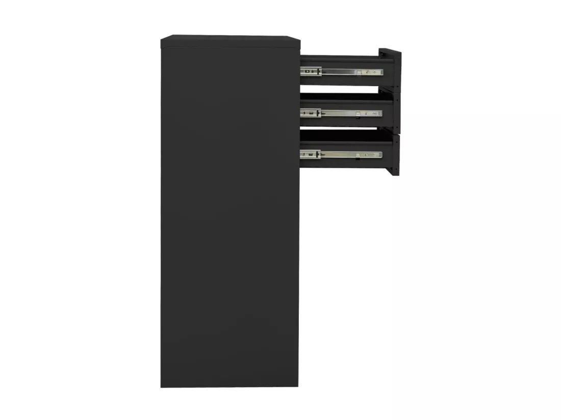 Armoire de bureau Anthracite 90x40x102 Acier