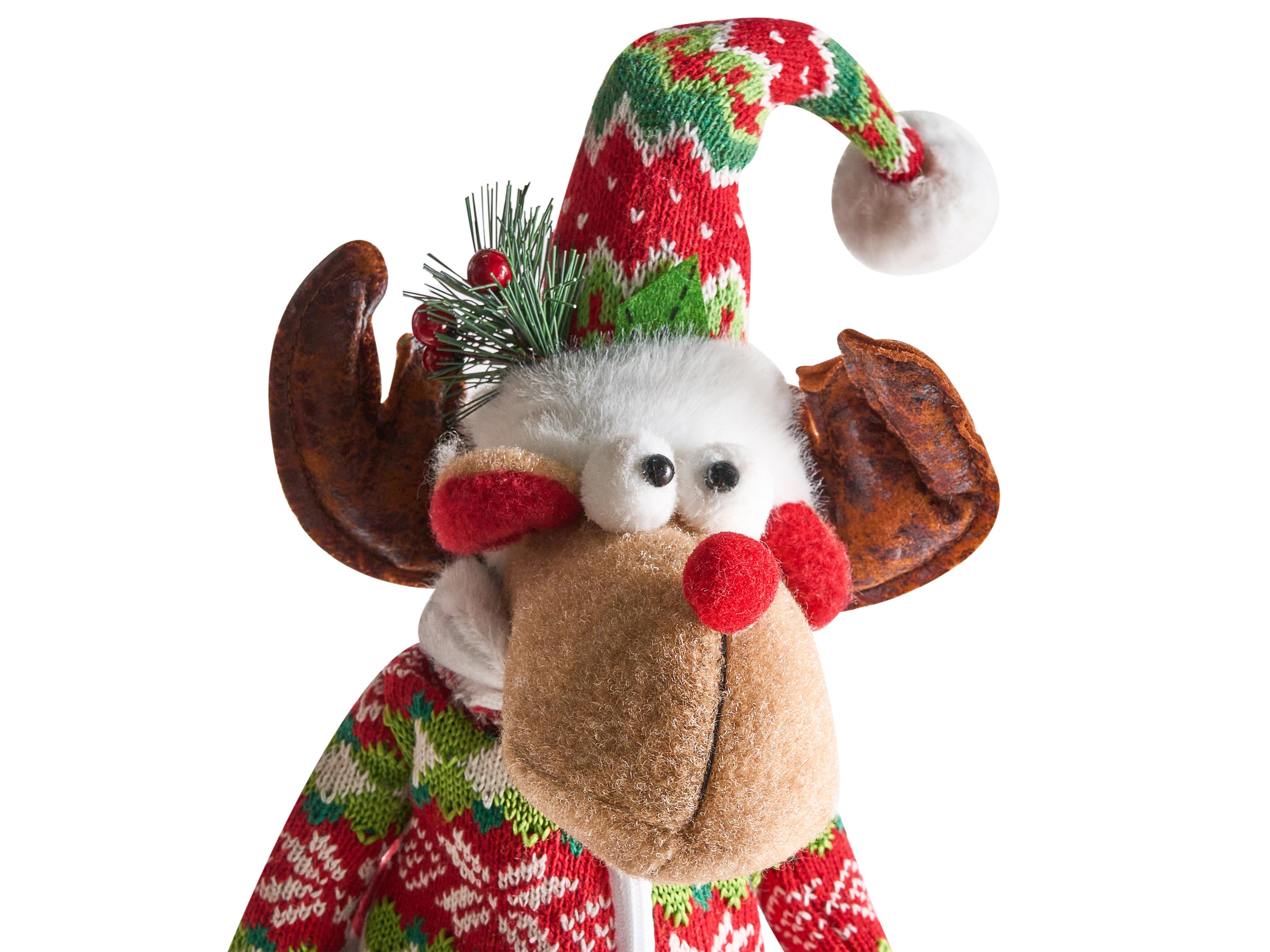 Set van 2 kerstdecoraties GEITSJOEN Rendier 55/58 cm Meerkleurig