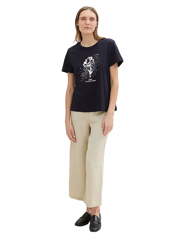 TOM TAILOR T-Shirt dunkelblau