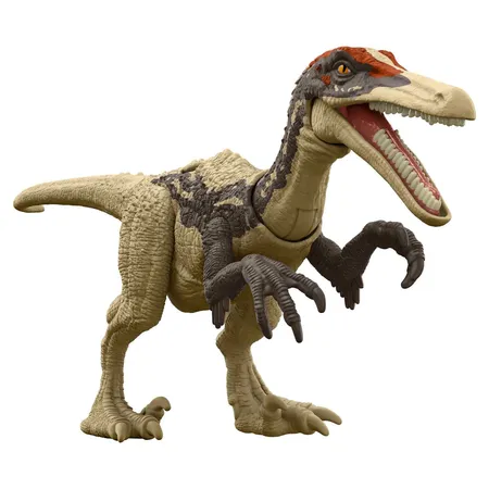 Mattel Jurassic World Danger Pack (Dino Trackers), Figur inkl. AR Track-Code, 1 Stück, 7-fach sortiert