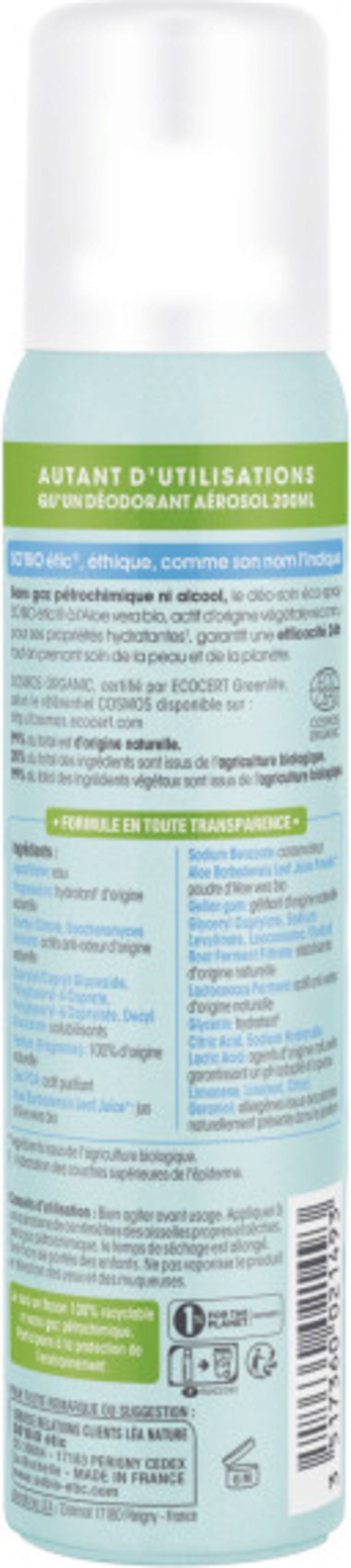 LÉA NATURE SO BiO étic  Deo Spray Bio-Aloe Vera, 100 ml