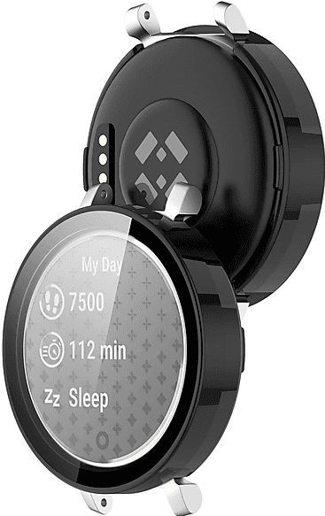 Garmin Lily 2 hard case met glas (zwart)