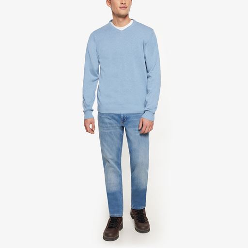 Signal Vern Bluse, Light Blue Sky Melange, M