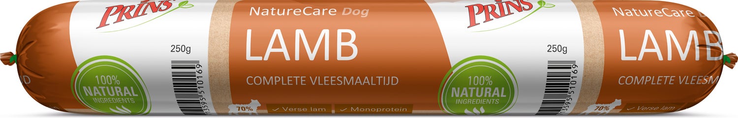 Prins hondenvoer NatureCare lam 250 g