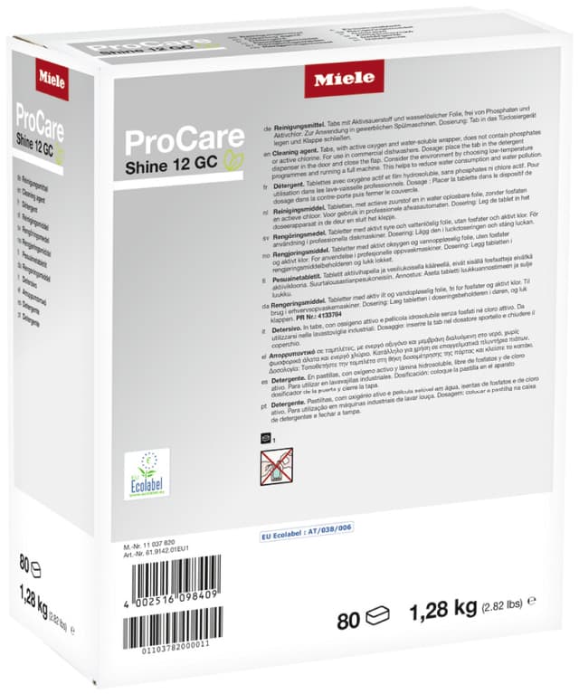 Miele ProCareShine opvasketabletter MIELE11037820