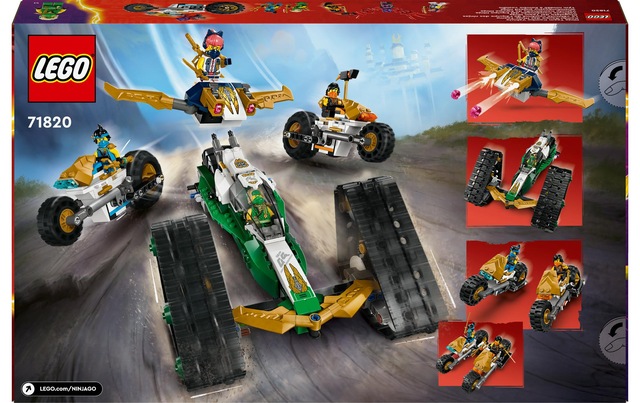 LEGO® Spielbausteine »Ninjago Kombi-Raupe des Ninja-Teams 71820«