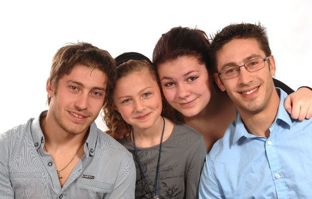 Familien-Fotoshooting bei Lugano als Geschenkidee
