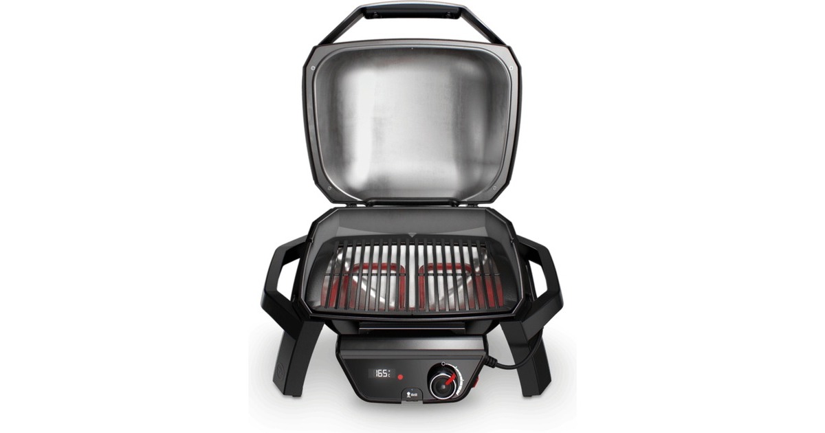 WeberPulse 1000 elektrische barbecue  (Zwart/zilver)