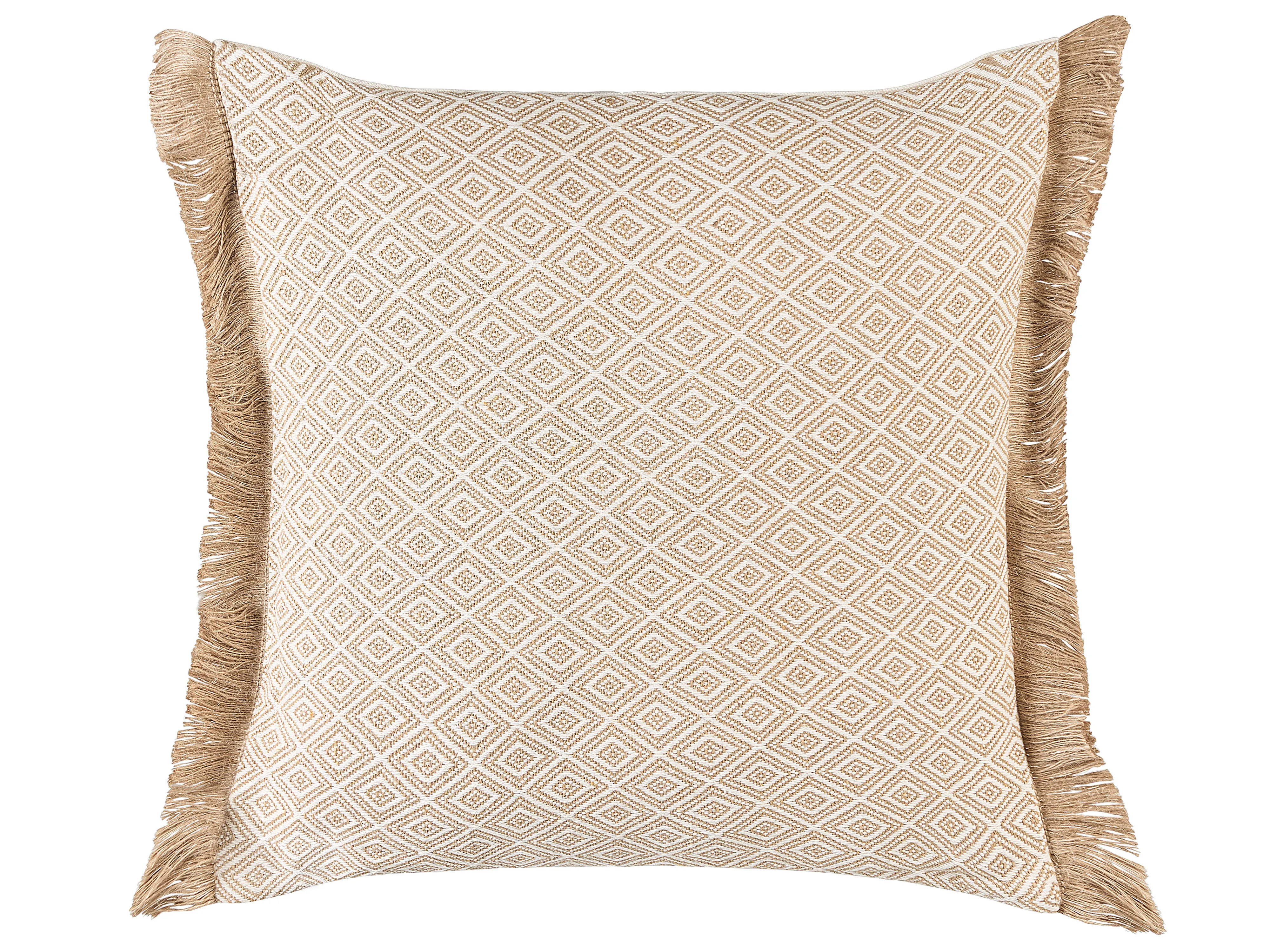 Set van 2 sierkussens LONAR 45 x 45 cm Zandbeige
