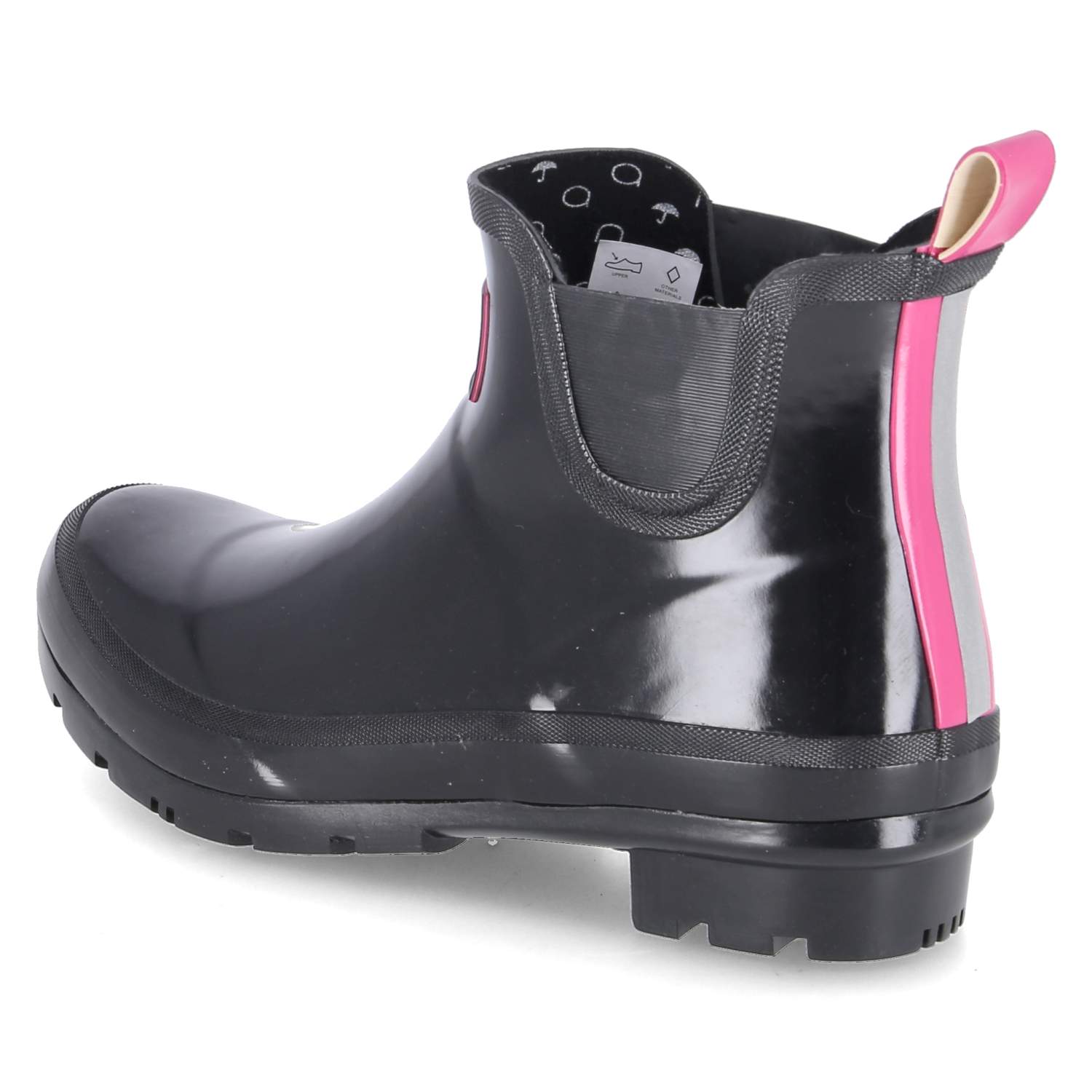 Rajn Chelsea Boots GLOSSY - black