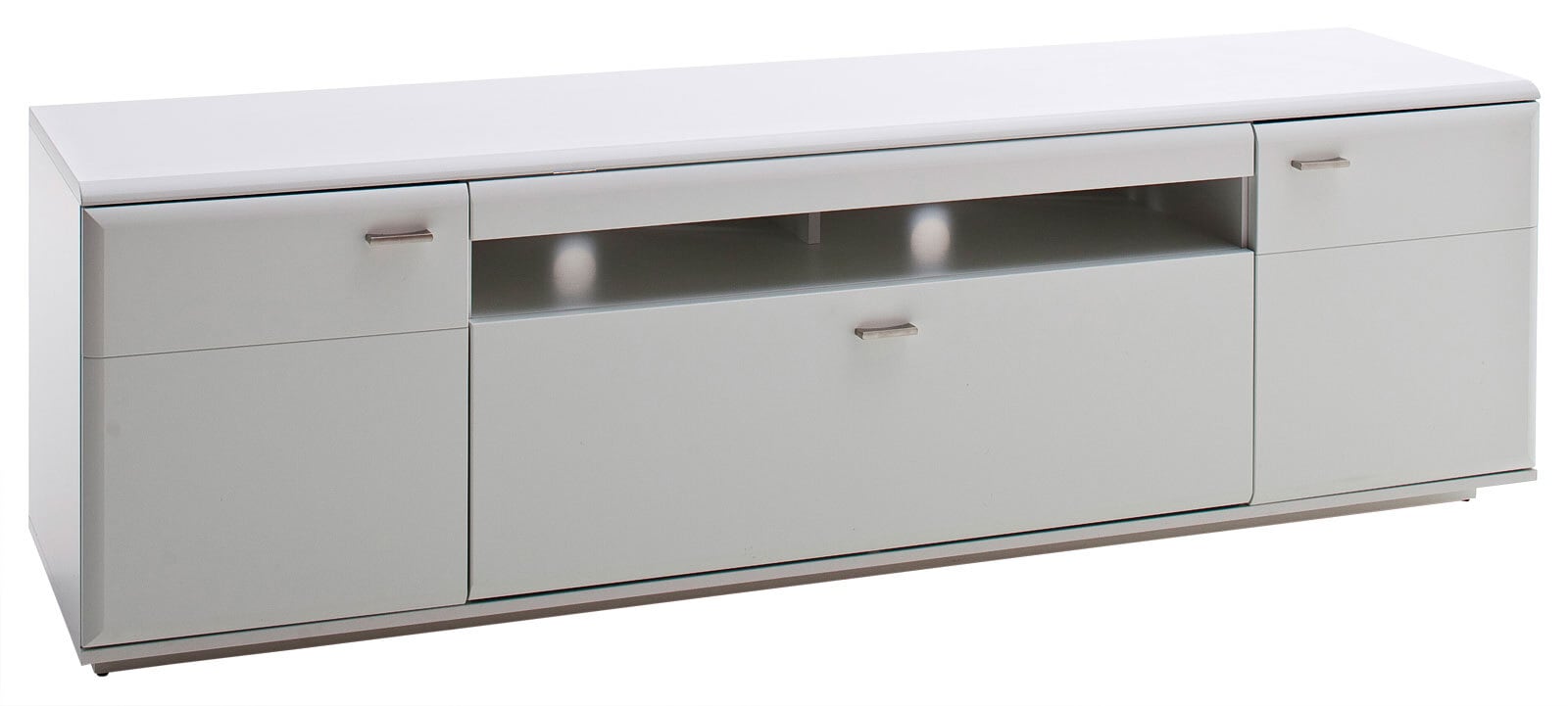 TV-Lowboard AMORA 195 cm NB weiß