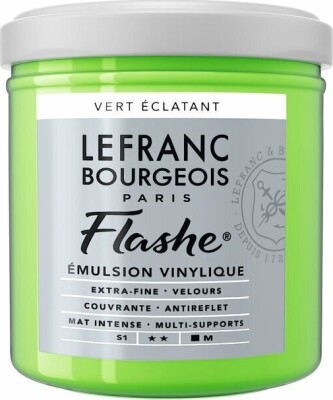 Lefranc & Bourgeois - Flashe Akrylmaling - Bright Green 125 ML