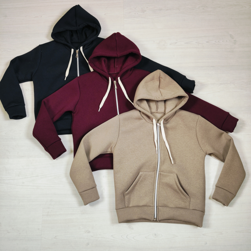 Basic Zip Hoodie Vest