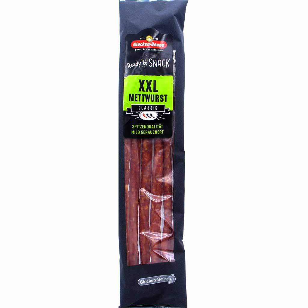 Glocken-Beune XXL Mettwurst to go Classic 100g MHD:27.3.25