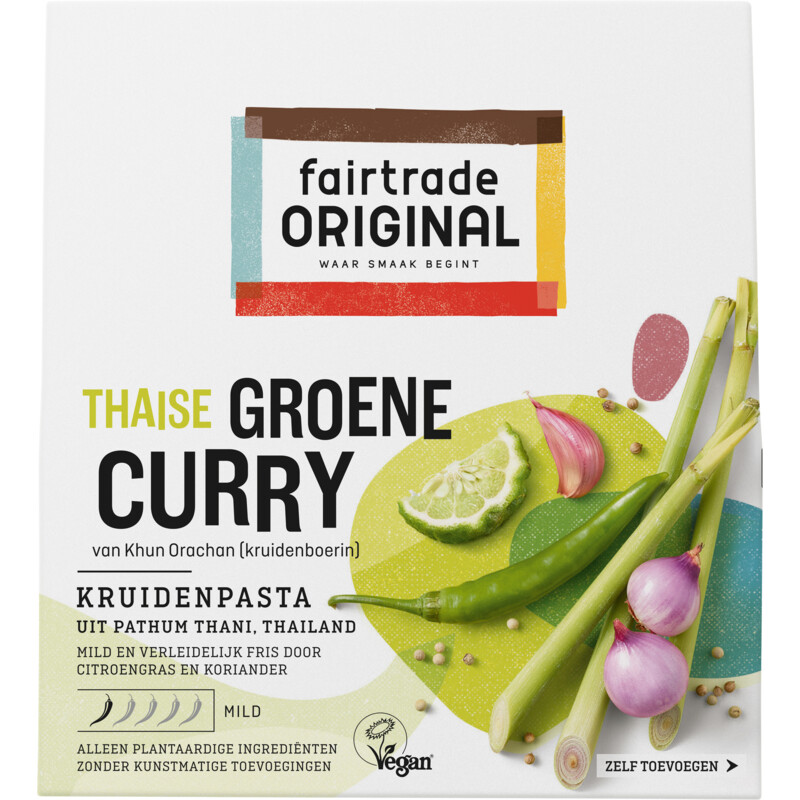 Fairtrade Original Kruidenpasta groene curry