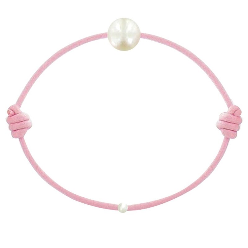 Bracelet Enfant La Perle Blanche des Petites Poulettes - Classics - Rose