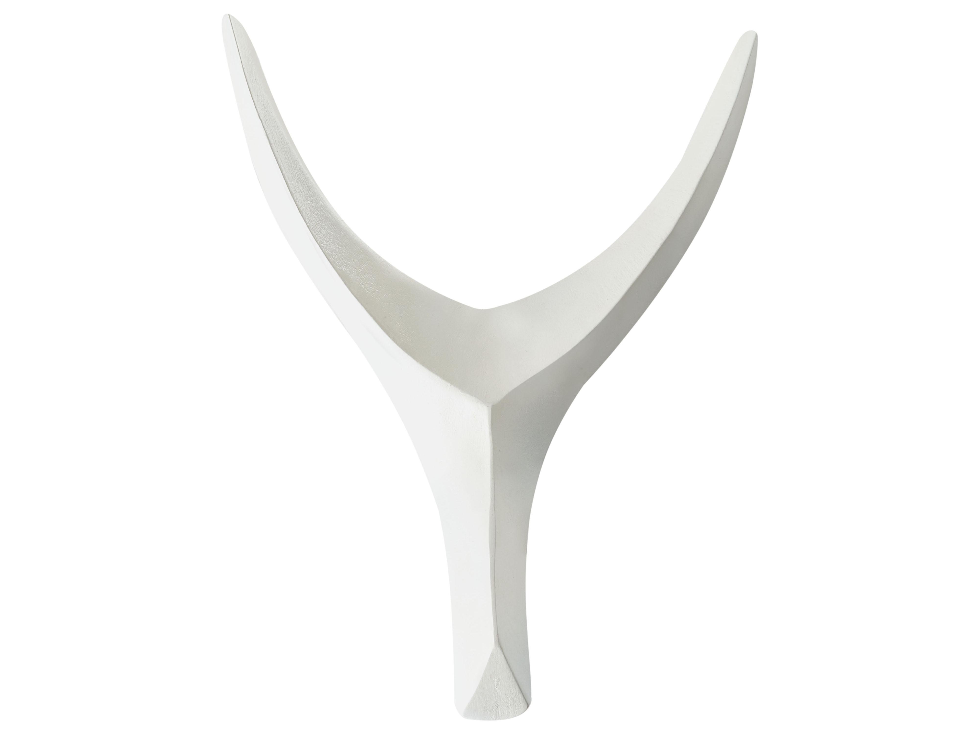 Set van 3 hangende decoraties Eland gewei AUCHI Mangohout 52/30/25 cm Meerkleurig
