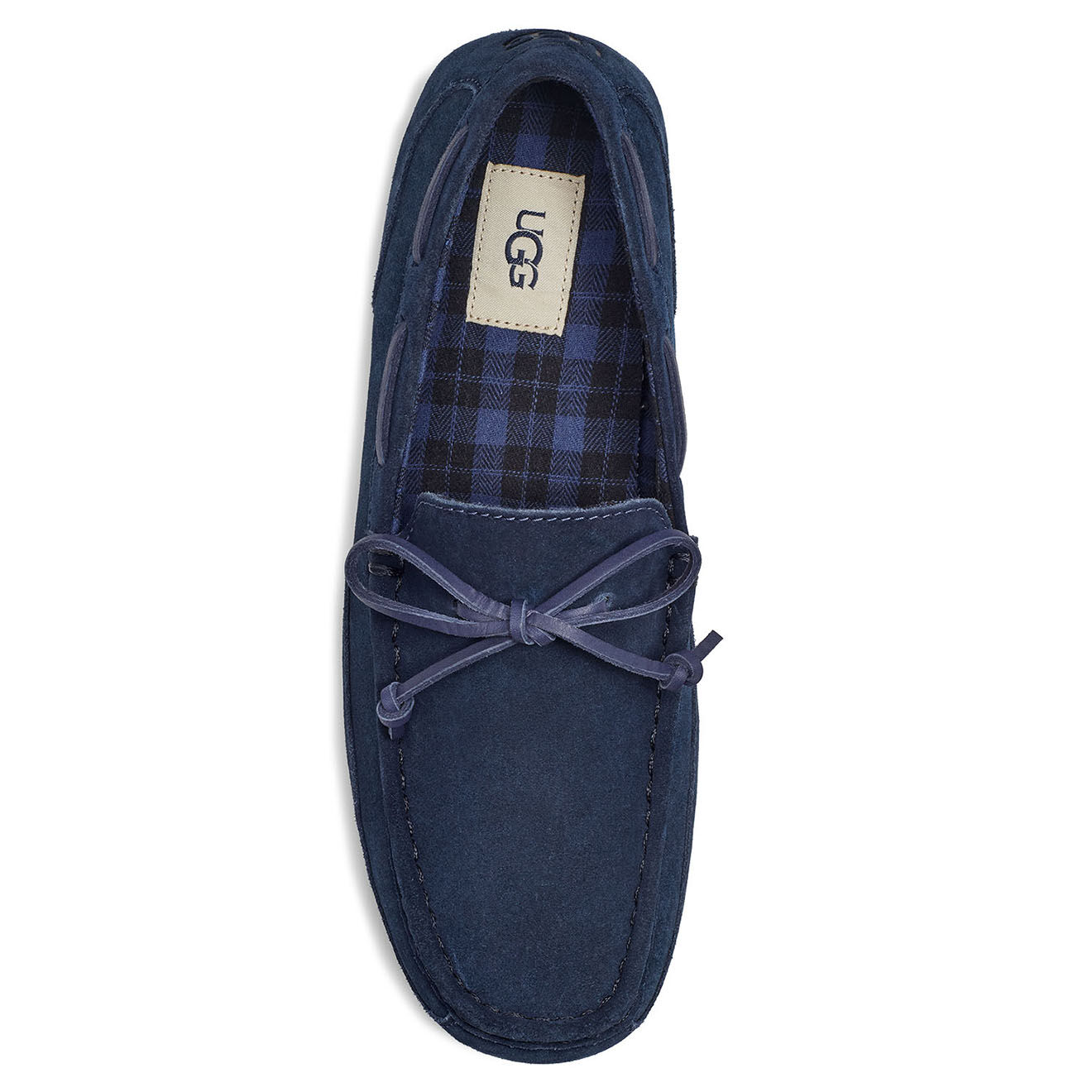 Ugg Mocasins chester en Velours de Cuir Chester Plaid marine