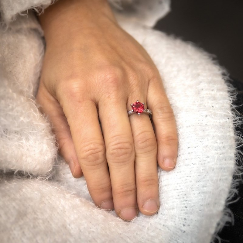 Bague Femme Rhodium ALCOR