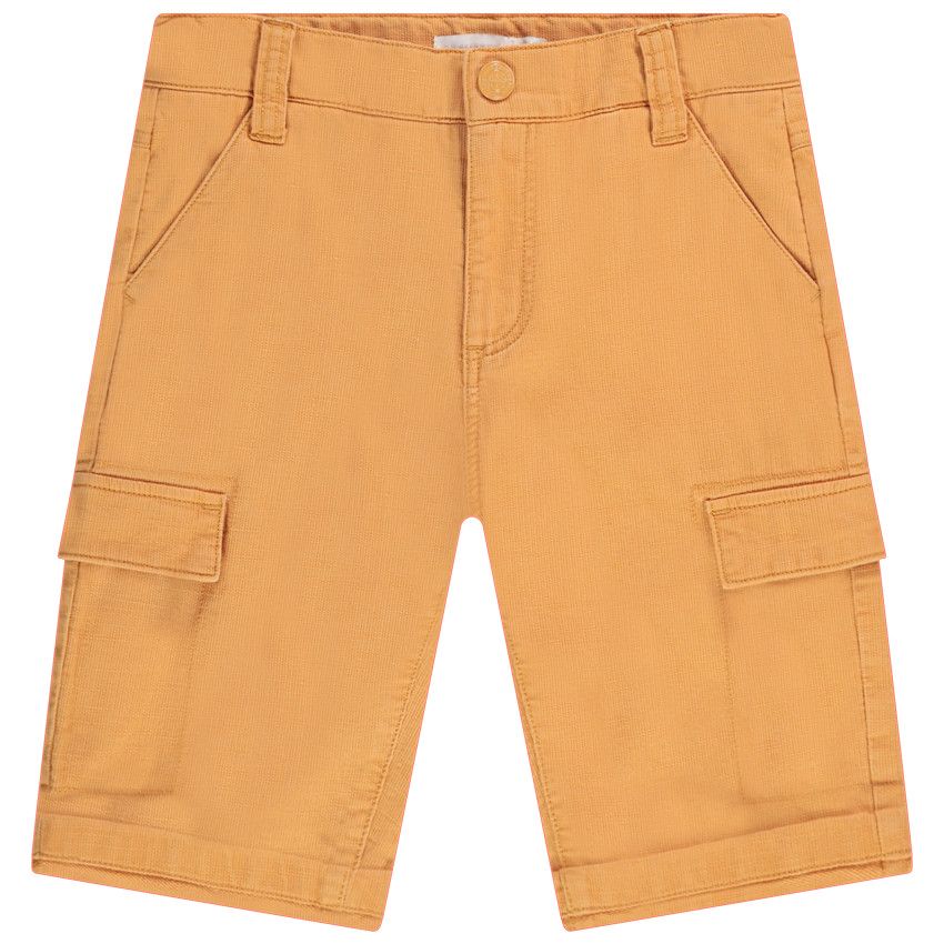 Bermuda en coton armuré esprit cargo pour garçon - Multicolore