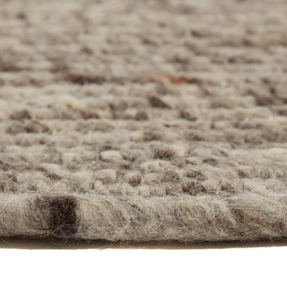 Interieur05 rond vloerkleed Gapo grijs - 220 x 220 cm