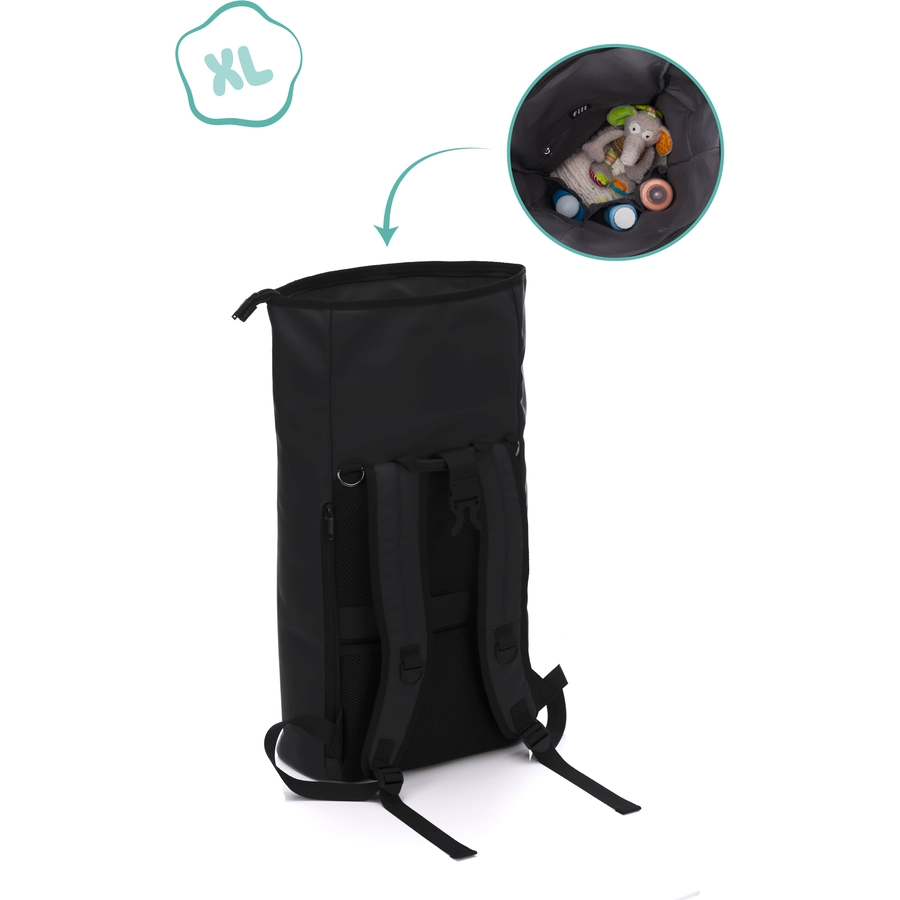 Fillikid Wickelrucksack Oslo schwarz