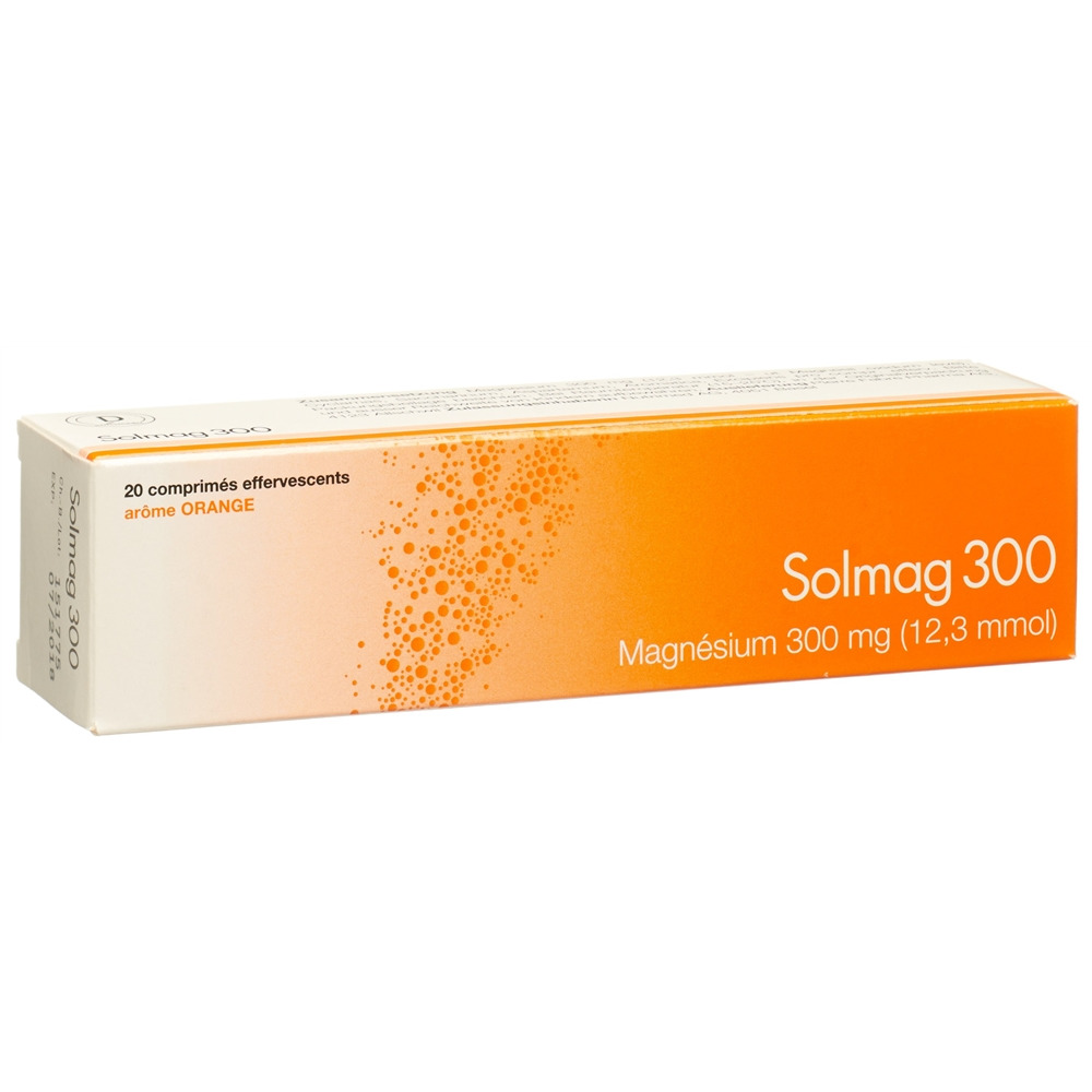 SOLMAG Brausetabl Orangenaroma Ds 20 Stk<br>20 Stück, Dose, Brausetablette, Orangenaroma
