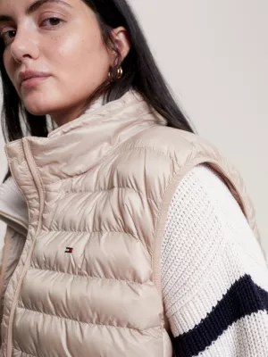 Colete acolchoado com capuz Curve Global Stripe