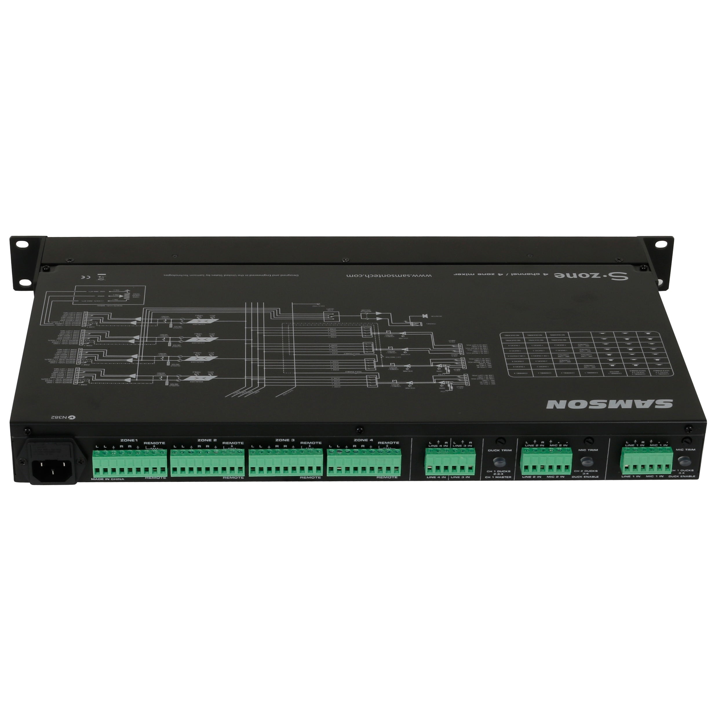 Samson S-Zone 4 kanaals zone mixer