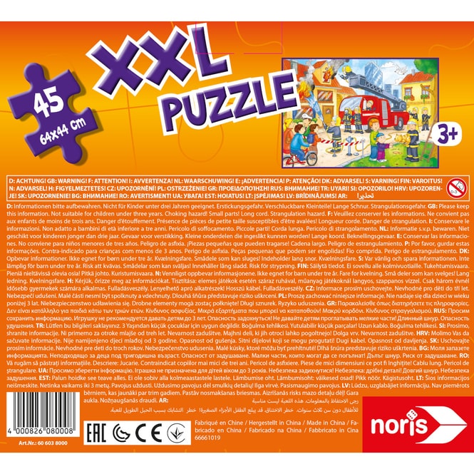 Riesenpuzzle Feuerwehr 45 Teile