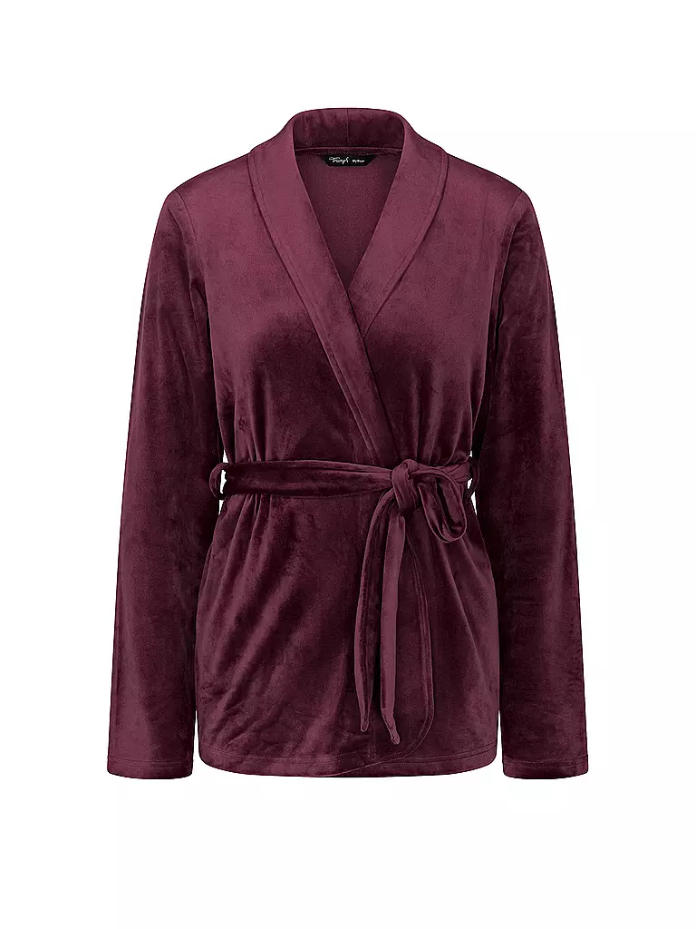 TRIUMPH Loungewear Jacke dunkelrot
