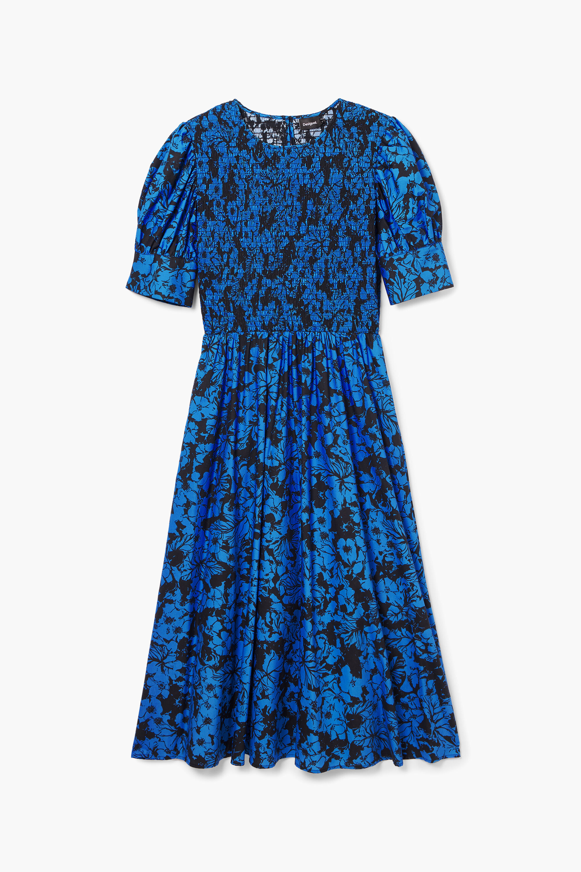 Vestido midi flores
