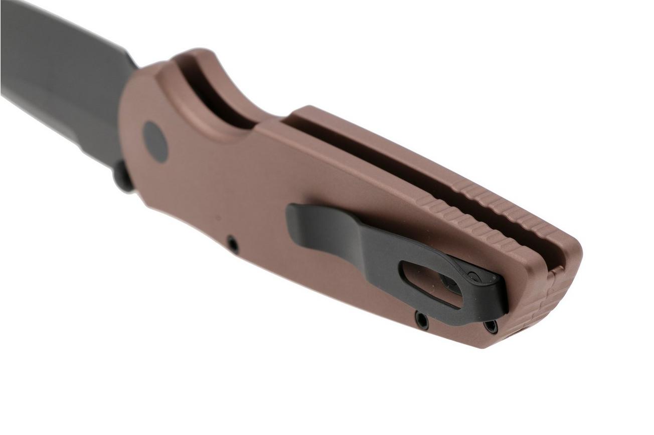 Pro-Tech TR-3 Integrity INT103-FDE, Black DLC CPM S35VN, Flat Dark Earth Aluminum, zakmes