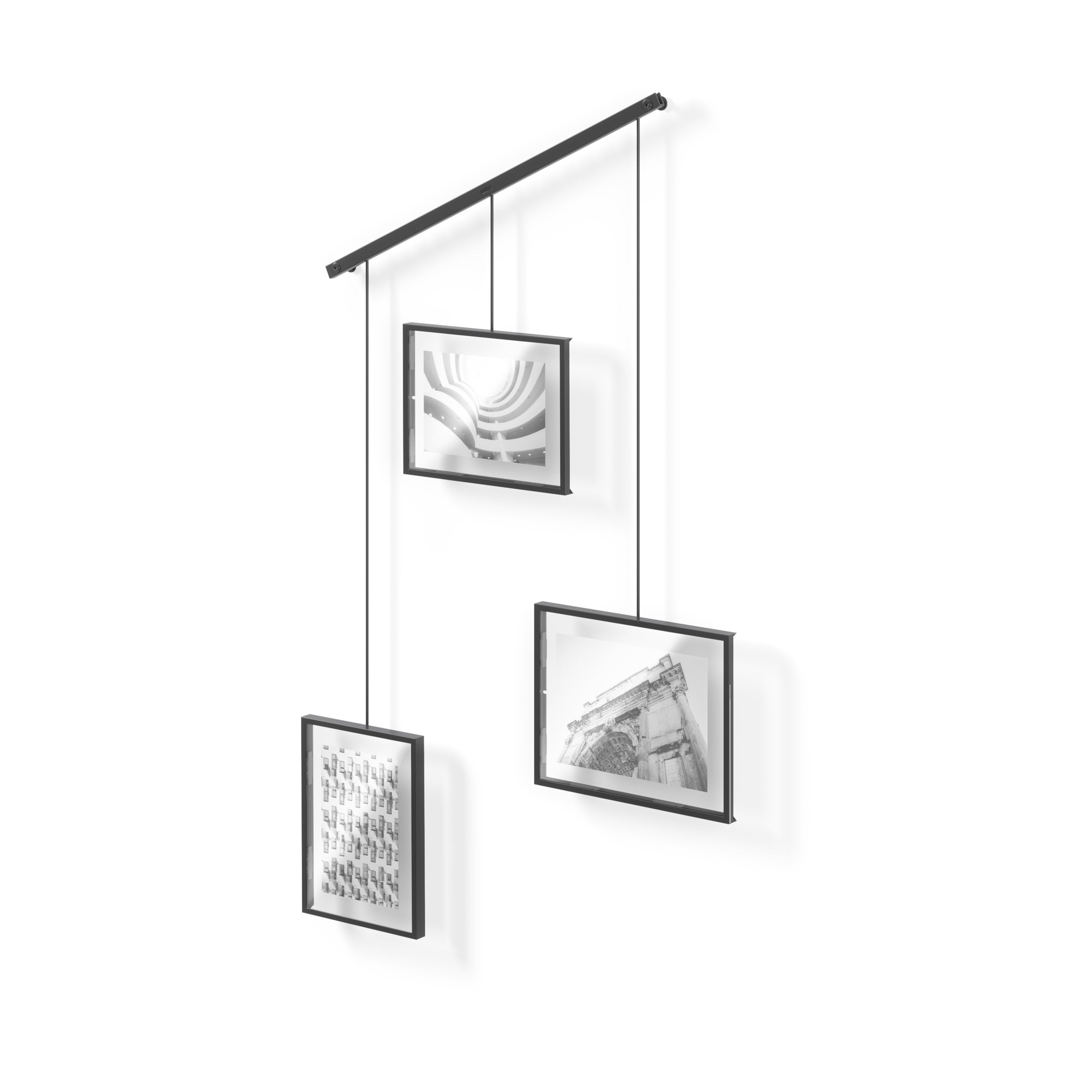 Umbra Exhibit Set van 3 Fotolijsten - Zwart