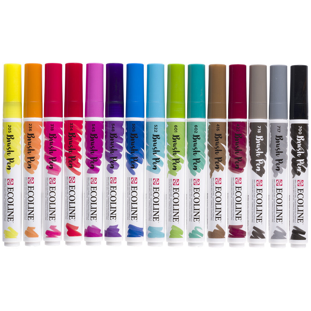 Ecoline penseelstiften - 15st
