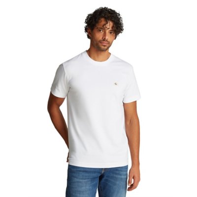 Tee-shirt à manches courtes homme Woven Label Regular CALVIN KLEIN