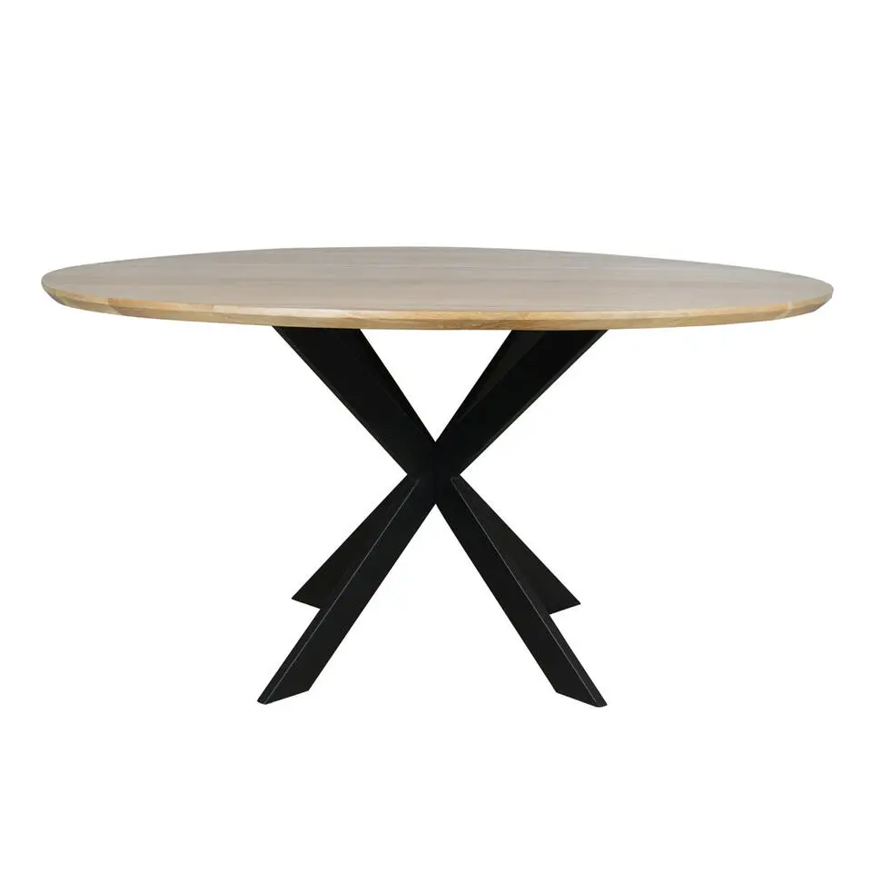 Eettafel Naturel Hout - 110x110x76cm - Ferris