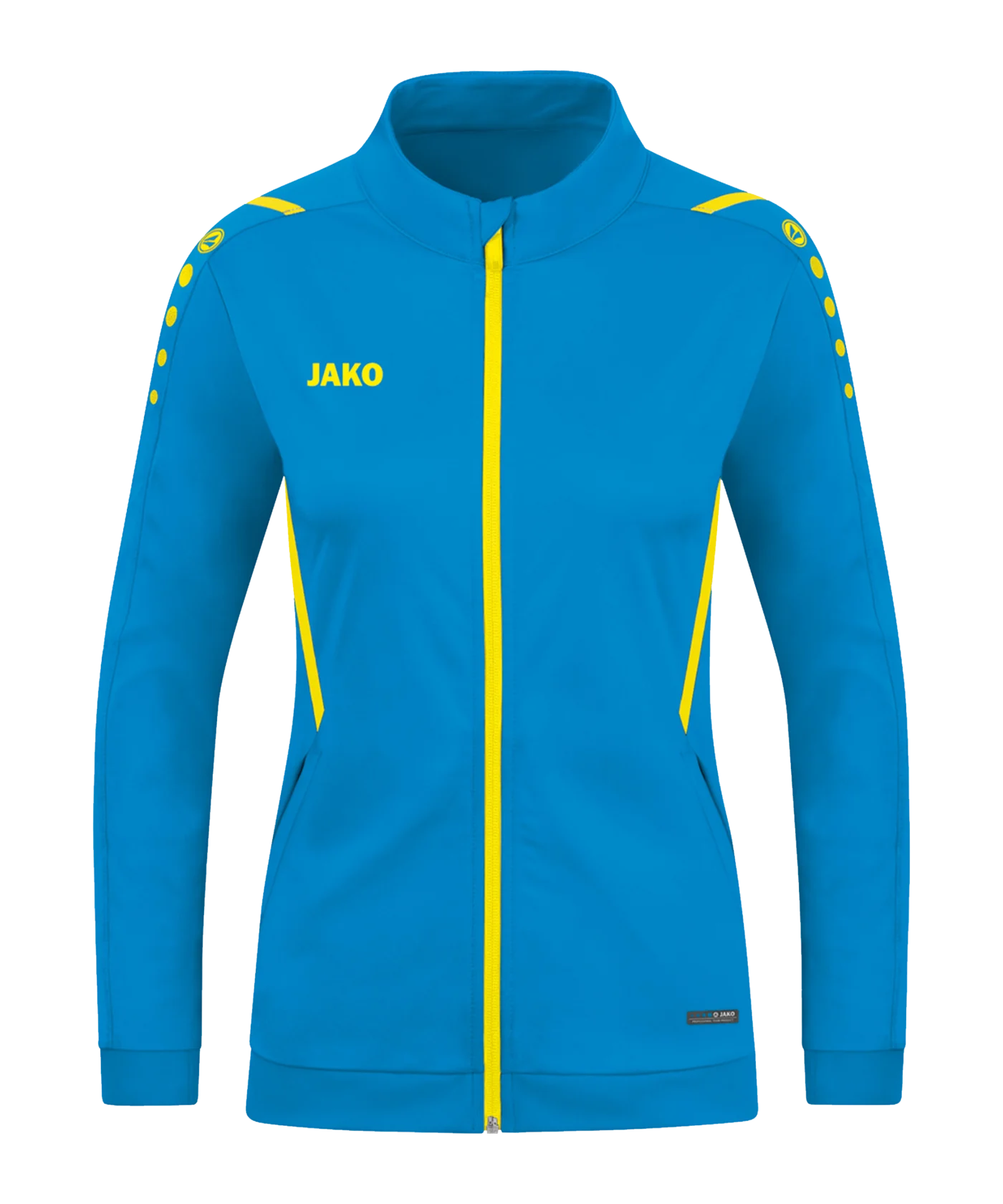 JAKO Challenge Polyesterjacke Damen Blau Gelb F403