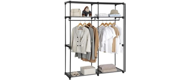 SONGMICS Regal »43 cm/140 cm x 174 cm, Schwarz«