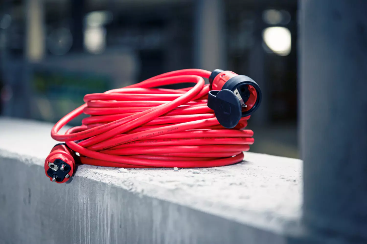 Brennenstuhl Professional VQ 2100 Verlengsnoer H07BQ-F 3G1,5 - IP44 - 25m - Rood