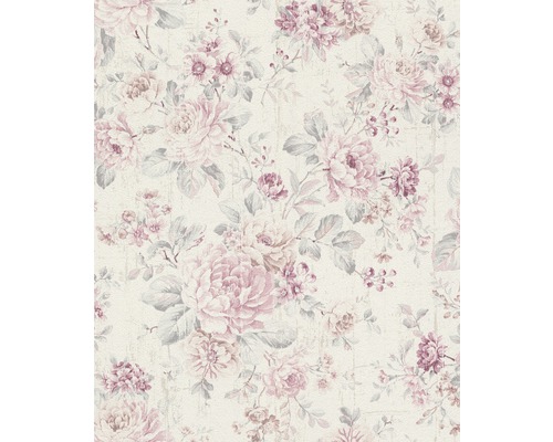 Vliesbehang 516029 Souvenir bloemenwijnstok roze