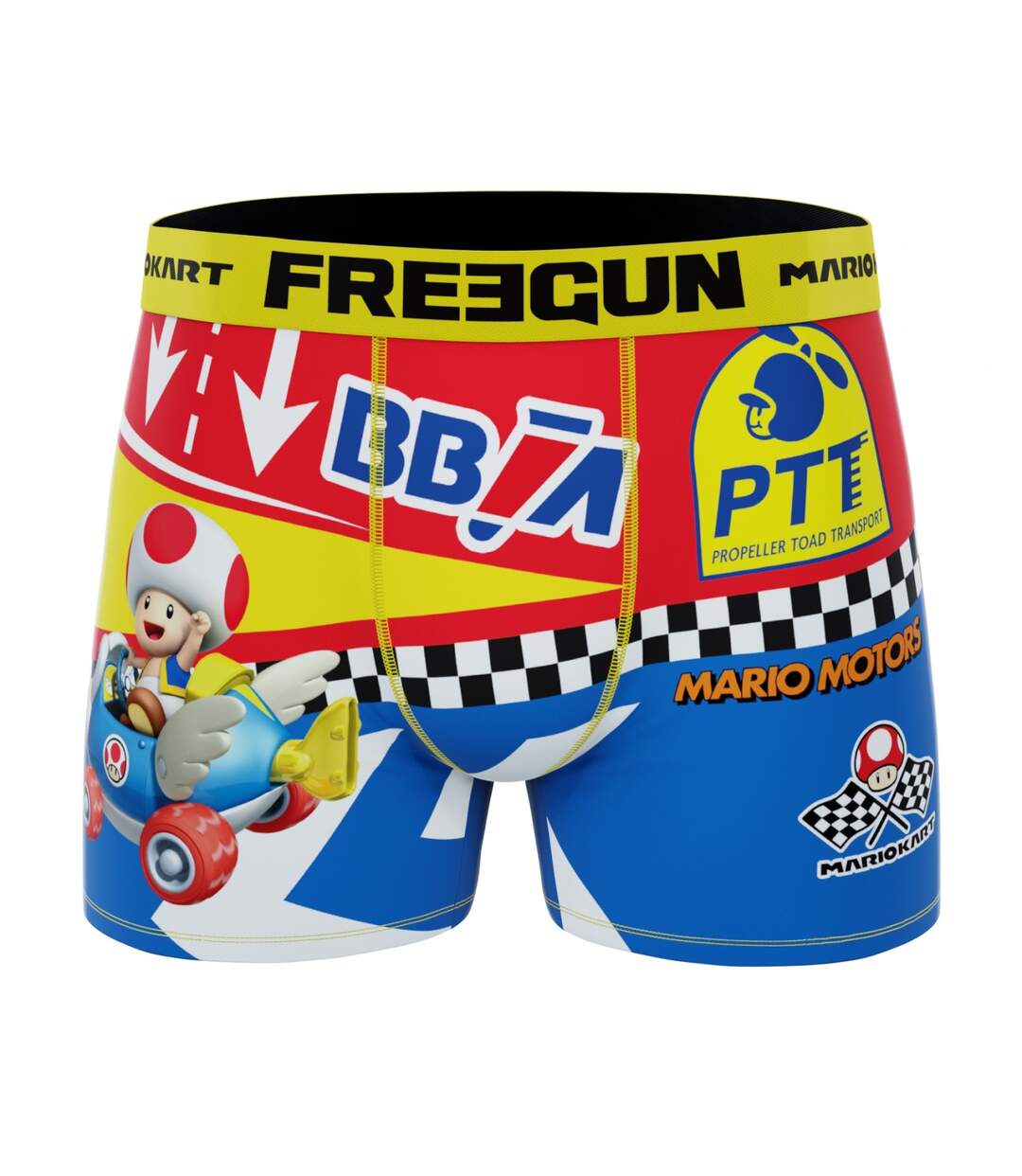 Boxer Homme Mario Kart, Caleçon Homme Original, Confortable et Respirant (Lot de 6))