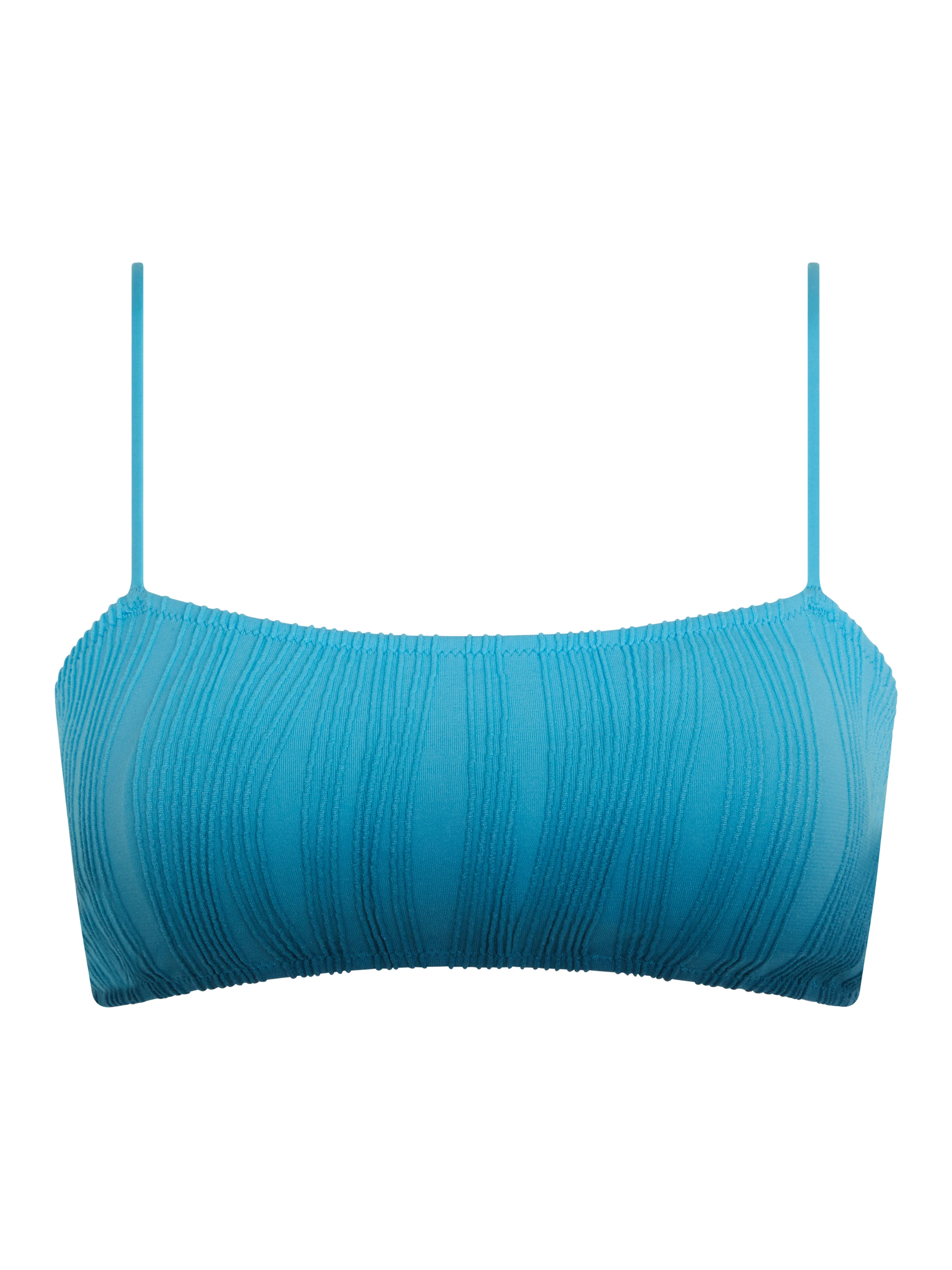 SWIM ONE SIZE - Haut de maillot de bain sans armature coques amovibles | Bleu