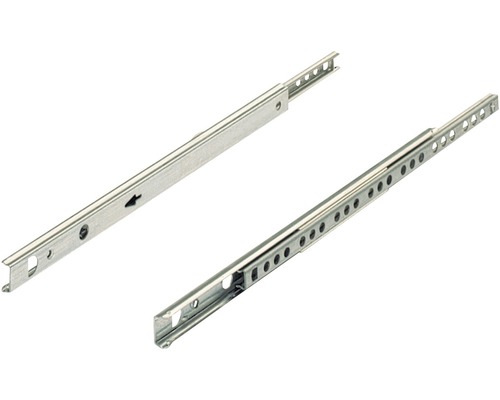 Ladegeleider, gedeeltelijk uittrekbaar, 450 mm, gegalvaniseerd, 9136699, 2 stuks