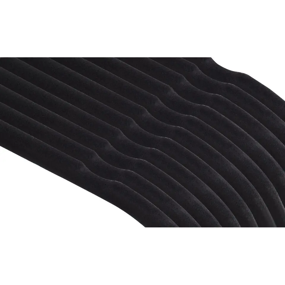 Set van 30 Kledinghangers met Fluwelen laagje - Zwart