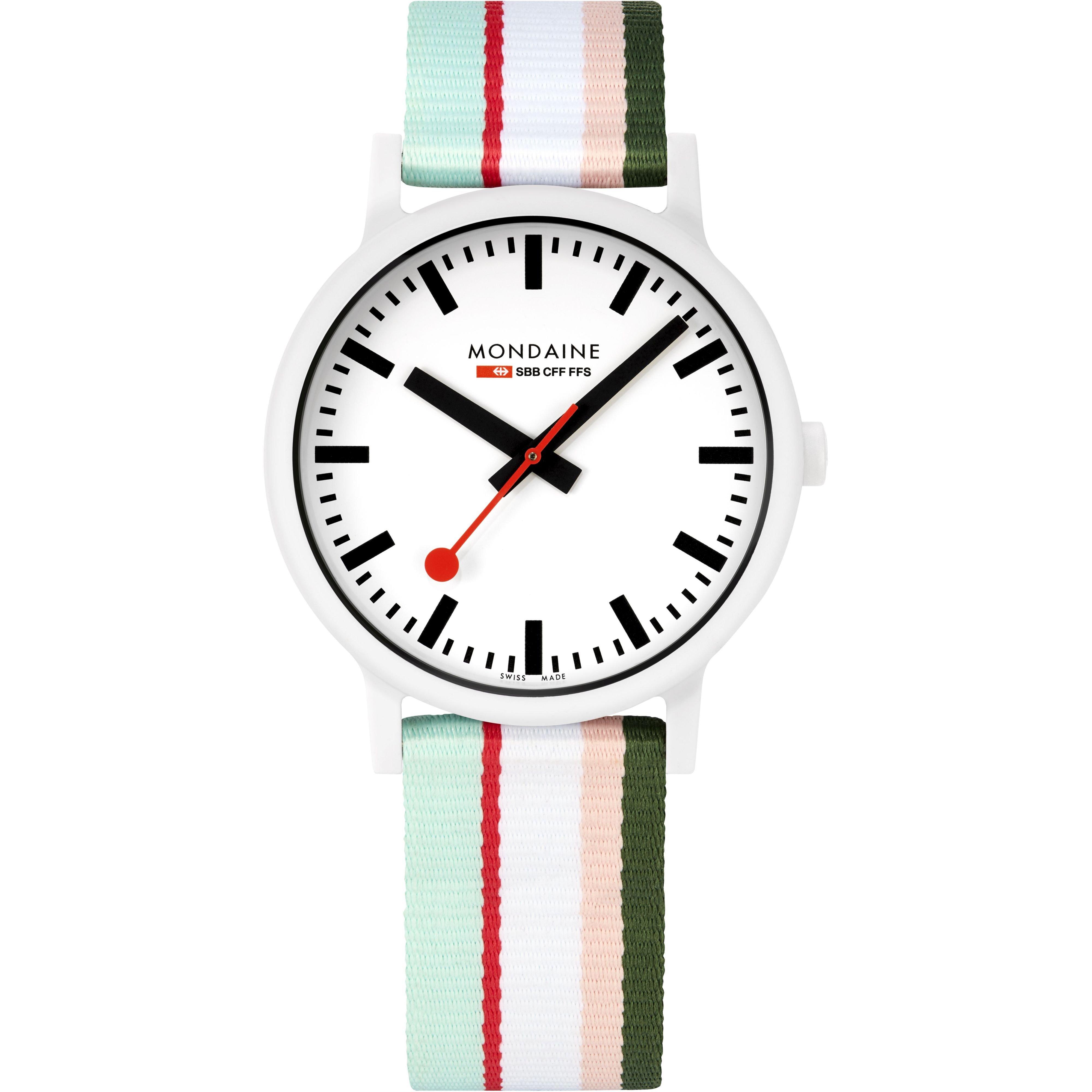 Mondaine Essence Plastic/resin Classic Analogue Quartz Watch
