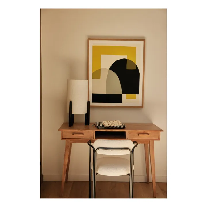 Gabrielle Paris Fauteuil colombe, assise en bouclette | Crème