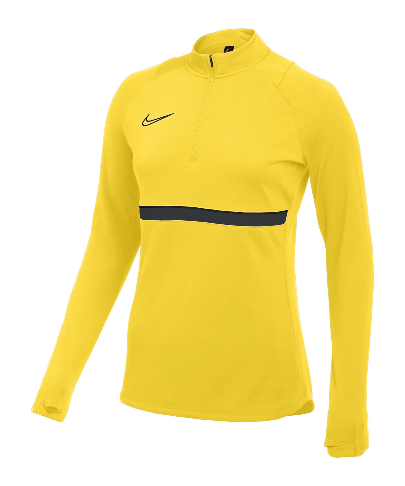 Nike Academy 21 Drill Top Damen Gelb Schwarz F719