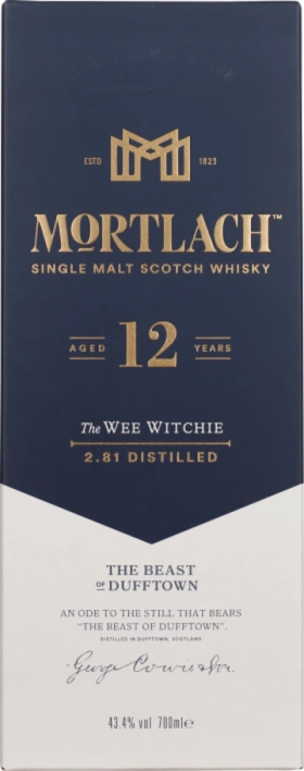 MORTLACH 12 YEARS SINGLE MALT 70CL